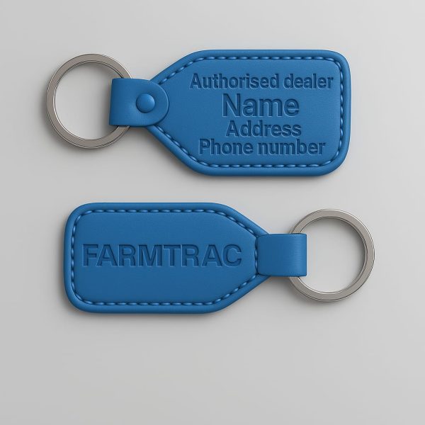 Ft leather keychain FARMTRAC LEATHER KEYCHAIN