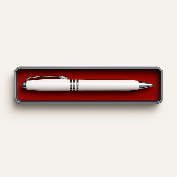 METAL PEN- White